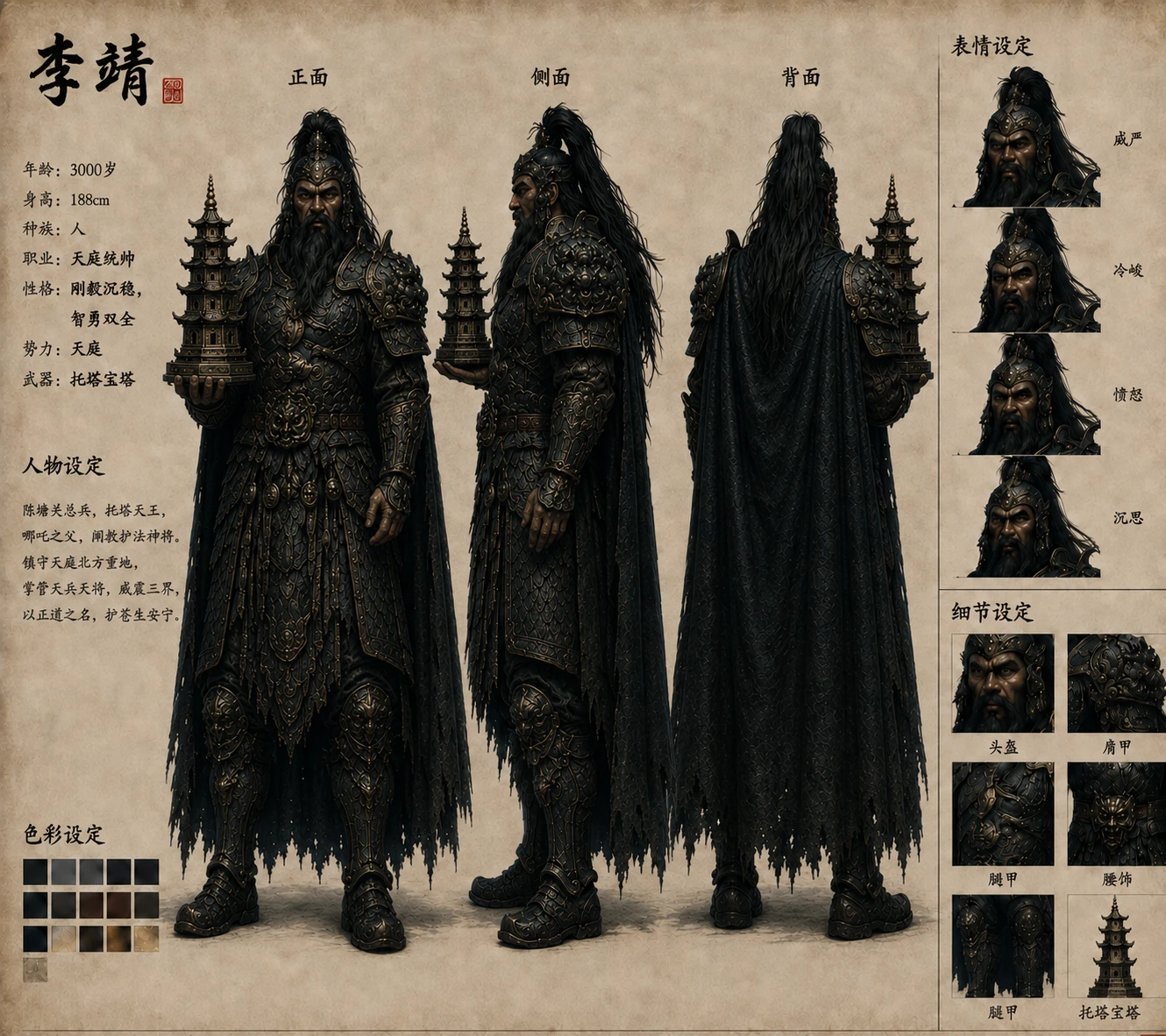 李靖人物卡